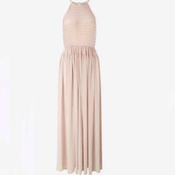 French Connection Intimate Pink Spell On You Maxi Dress Sz 4 - Picture 1 of 13